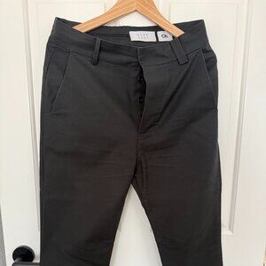 Ch. Carolina Herrera Straight Button‑Fly Pants – Black – Men’s Size 30